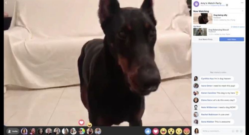 Así se empieza una publicación de Watch Party en un Grupo de Facebook