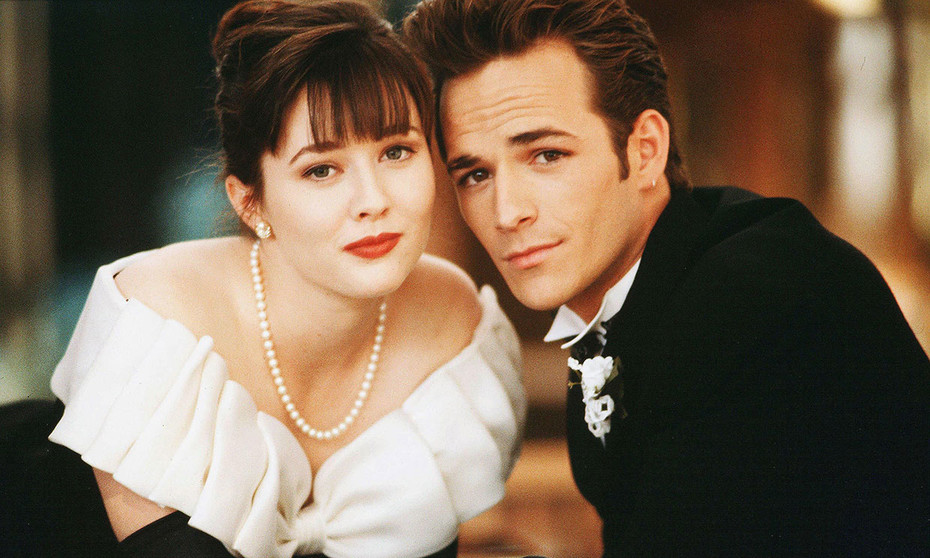 Shannen y Luke Perry