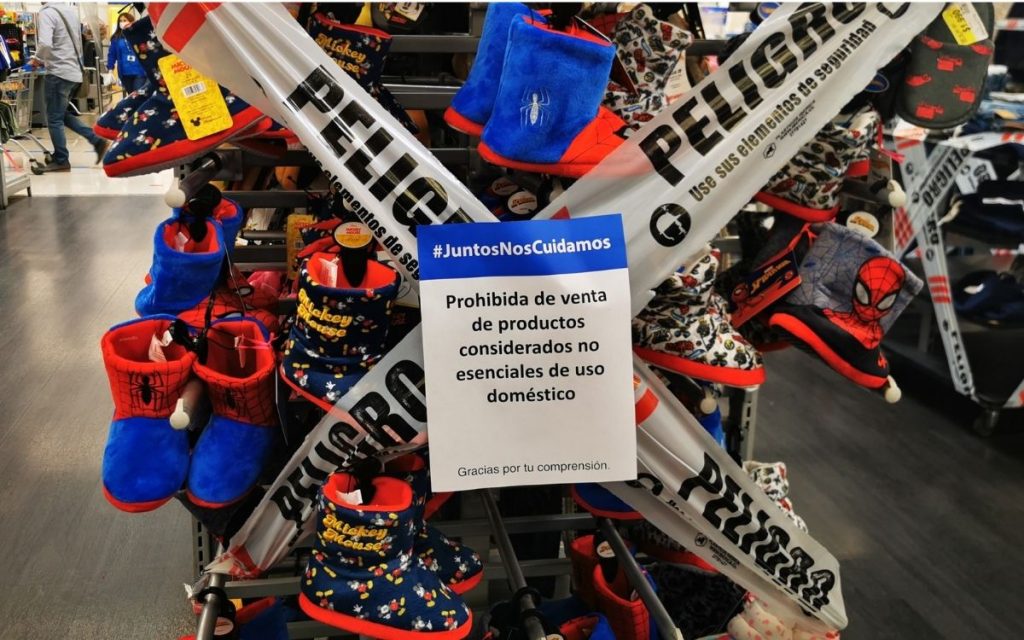 medida bienes no esenciales