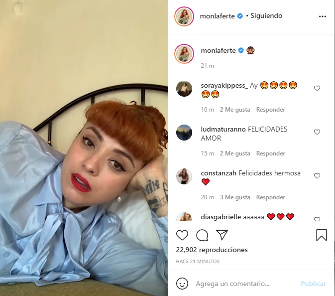 Captura Instagram Mon Laferte