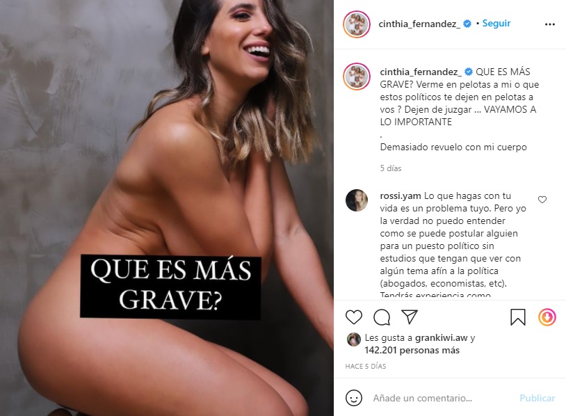 Captura Instagram Candidata A Diputada