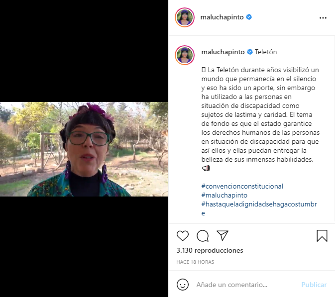 Captura Malucha Pinto Instagram