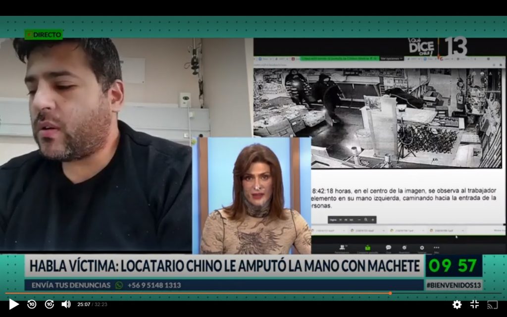 Captura Pantalla Entrevista Bienvenidos