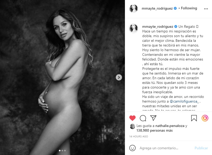 Captura Instagram Mayte Rodríguez