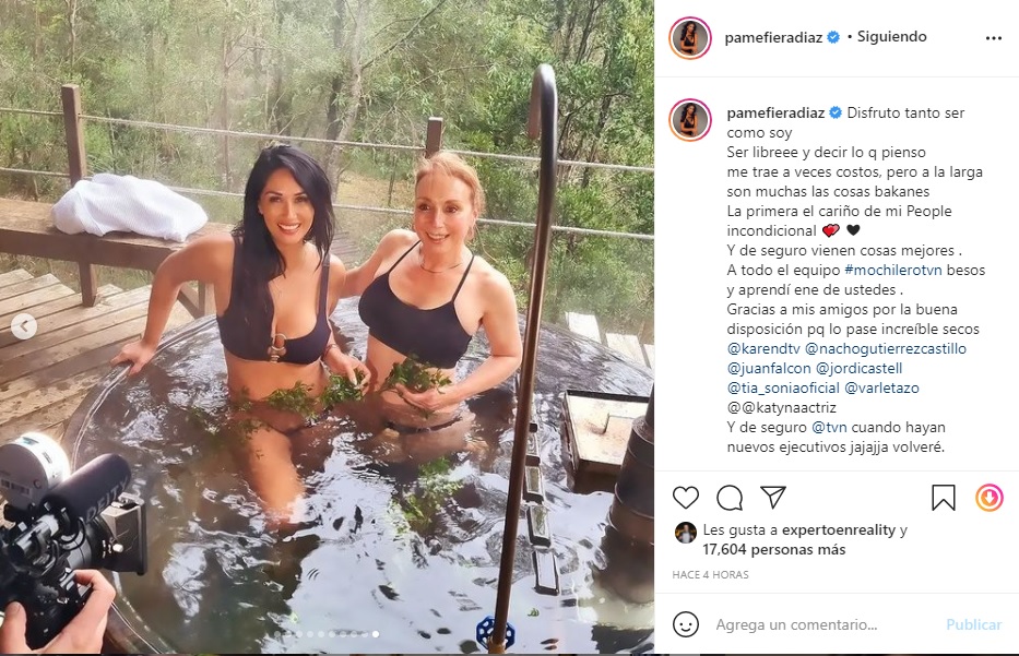 Captura Instagram Pamela Díaz