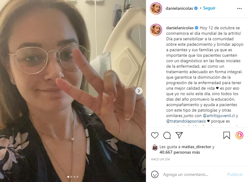 Captura Instagram Daniela Nicolás