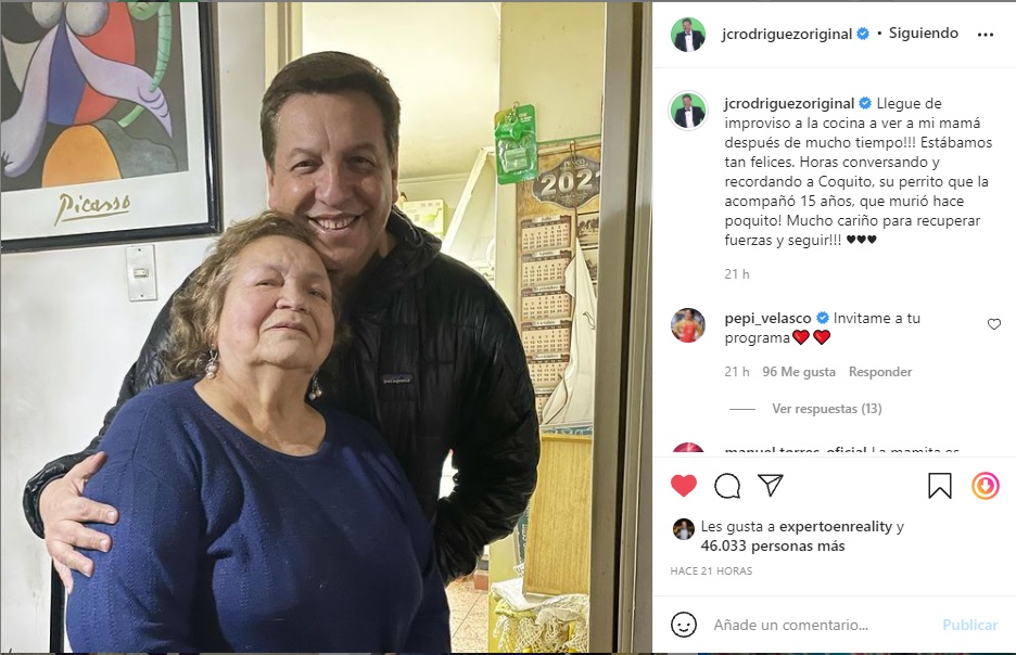 Captura Instagram Julio César Rodríguez