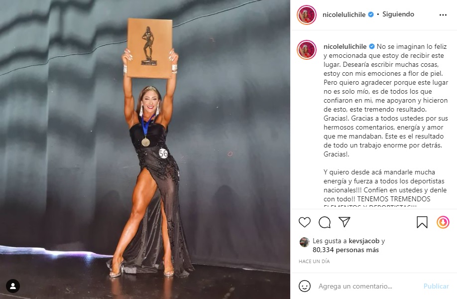 Captura Instagram Nicole Moreno