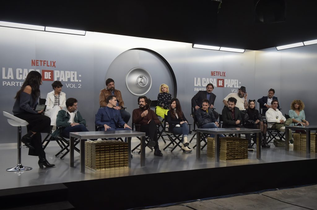Press Conference Netflix Presents "La Casa De Papel"