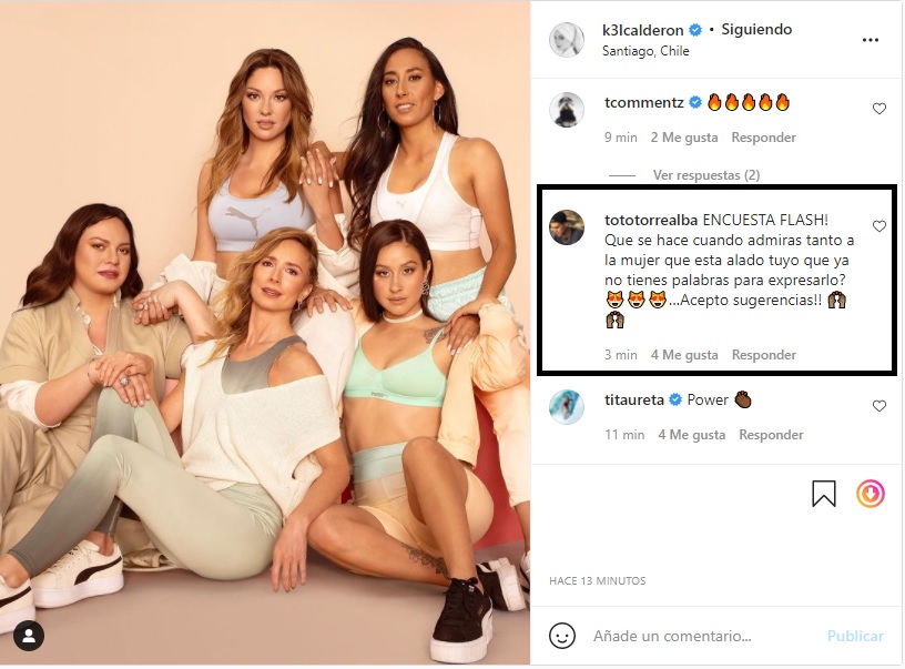 Captura Instagram Kel Calderón