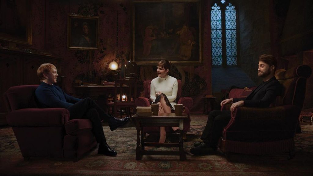 Daniel Radcliffe, Rupert Grint y Emma Watson