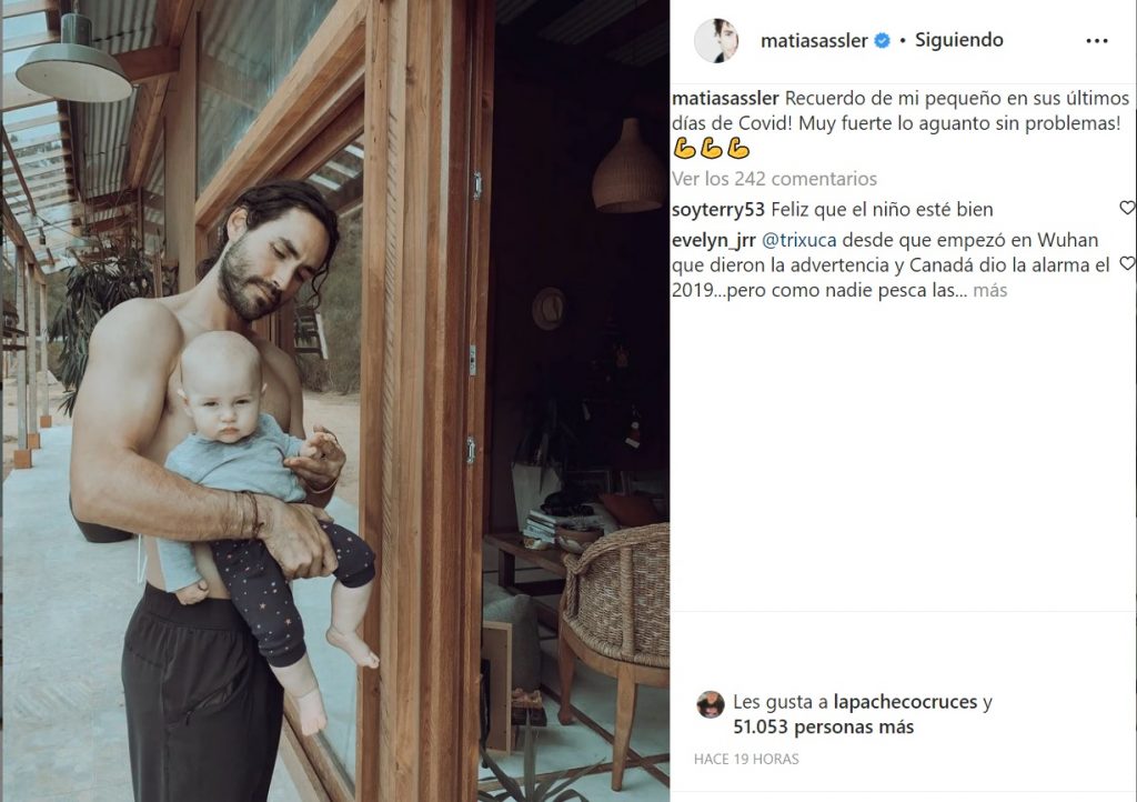 Captura Instagram Matías Assler