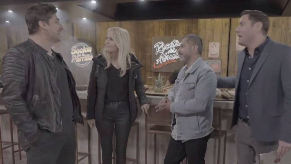 Cecilia Bolocco en Socios de la parrilla