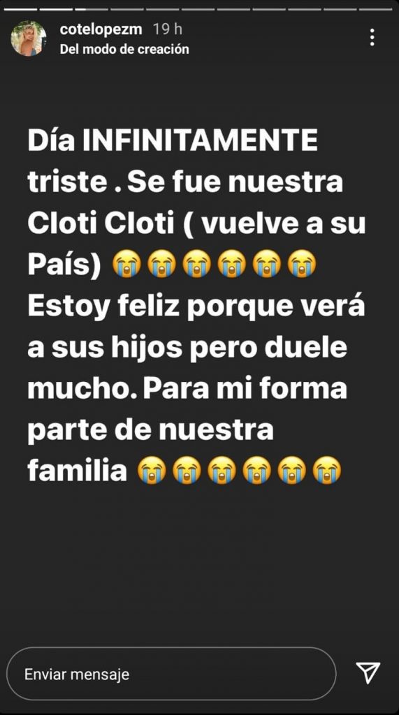 Captura Instagram Coté López