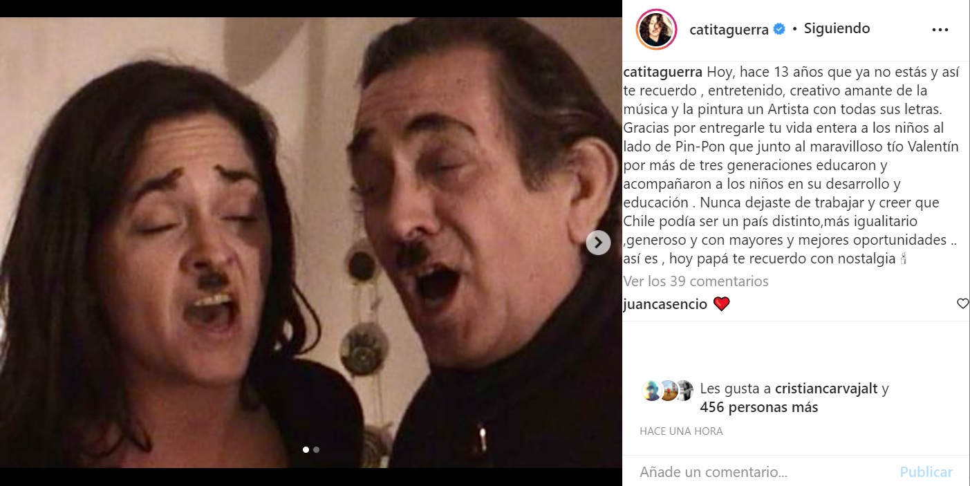 Captura Instagram Catalina Guerra