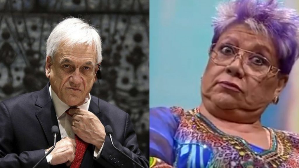 Paty Maldonado destruye a Piñera