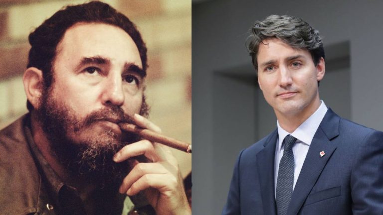Fidel Castro Justin Trudeau
