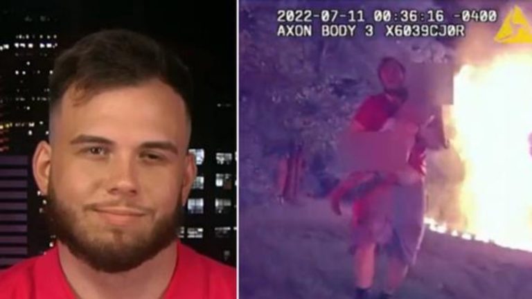 Joven salva a familia de incendio