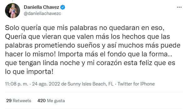 Daniella Chávez Twitter