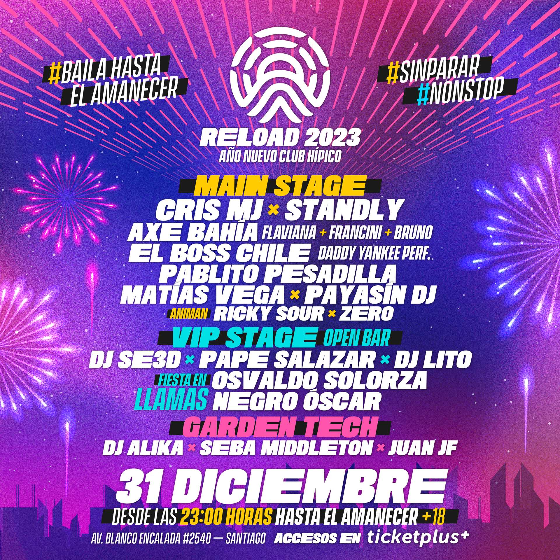 Reload 2023   Line Up