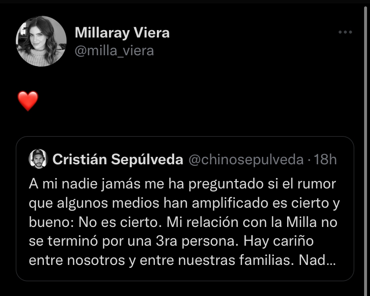 Tweet Millaray Viera