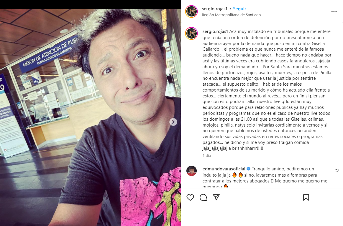 Sergio Rojas Instagram
