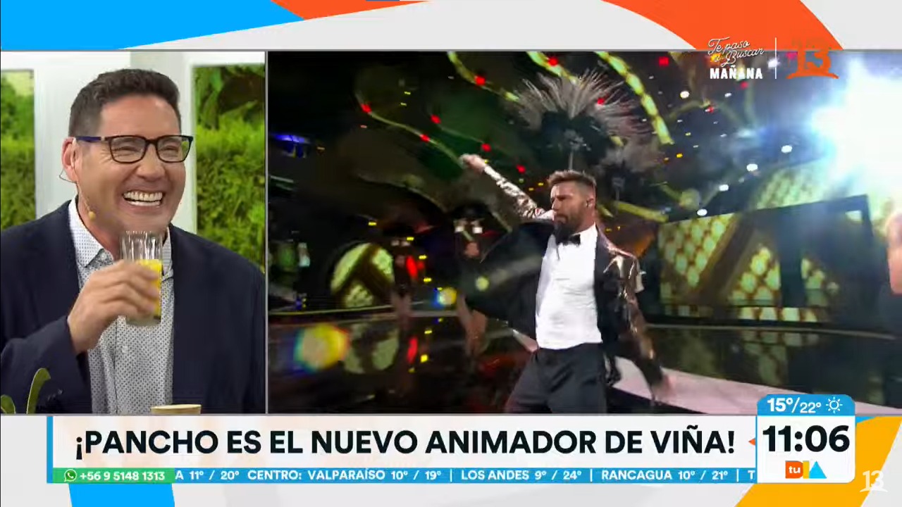 Pancho Saavedra en "Tu Día"