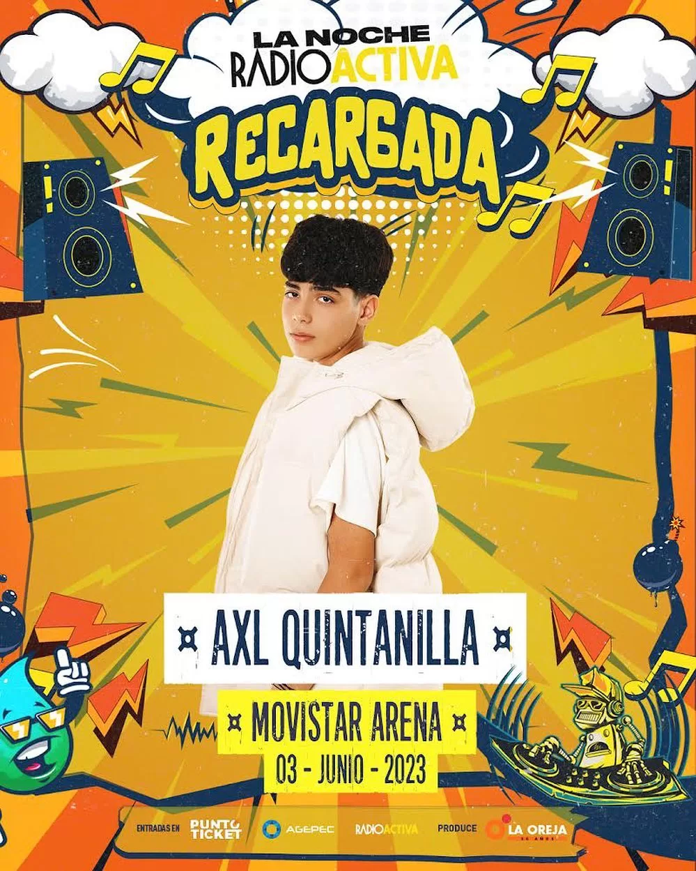 Instagram @axlquintanillaoficial Y @radioactivachile