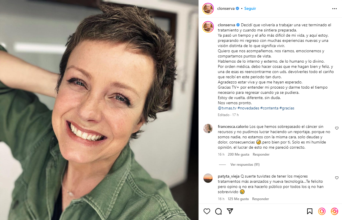 Instagram Claudia Conserva