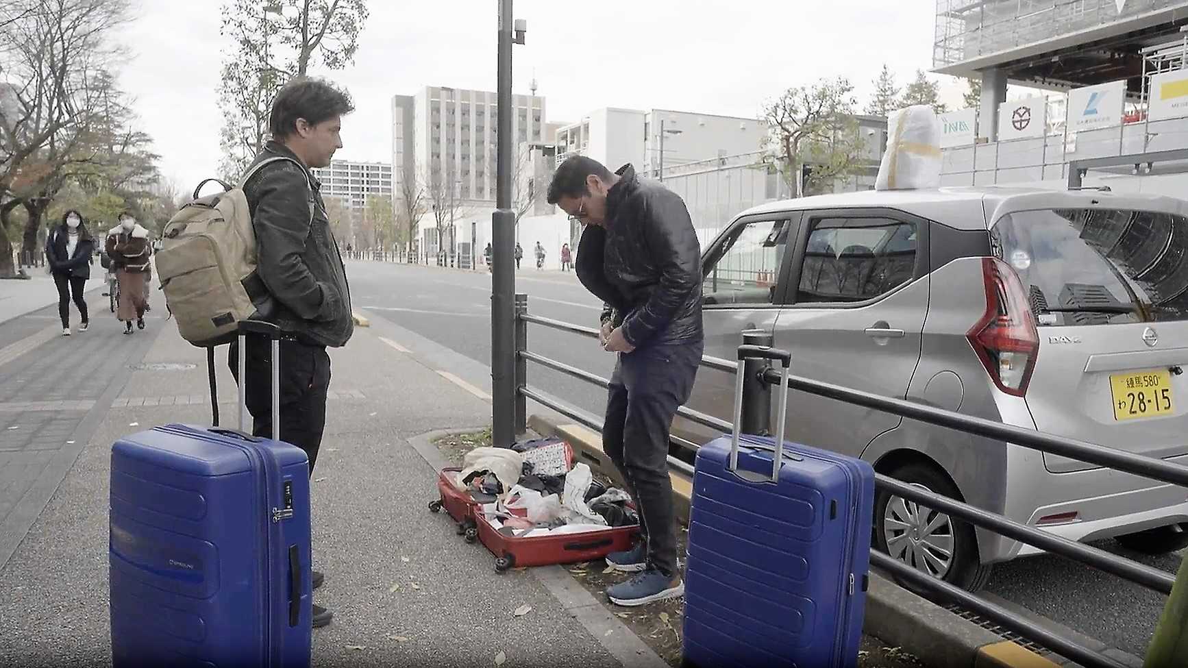 Pancho Saavedra y Jorge Zabaleta en Tokio