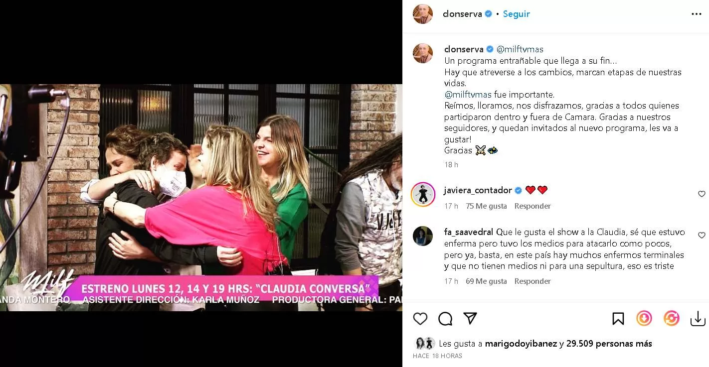 Instagram Claudia Conserva