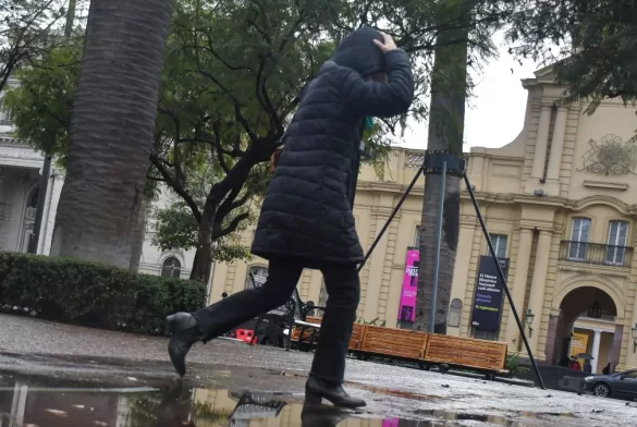 Lluvia En Santiago Agosto