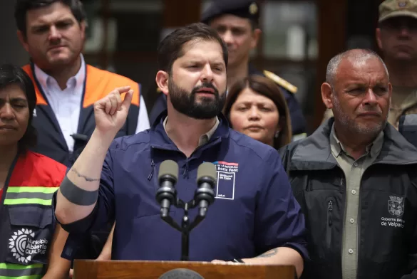 QUILPUE: Boric Visita Albergue