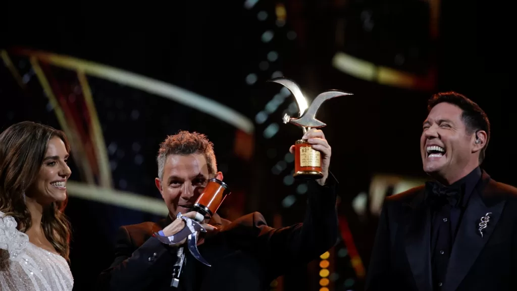 Alejandro Sanz Festival Viña Del Mar 2024 Gaviota De Oro Gaviota De Plata