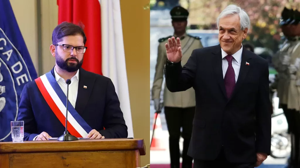 Gabriel Boric, Sebastián Piñera