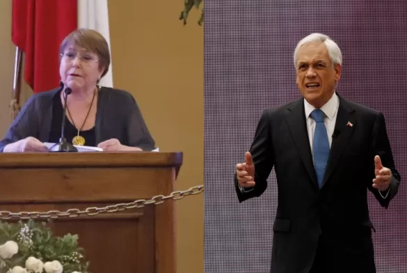 Michelle Bachelet, Sebastián Piñera