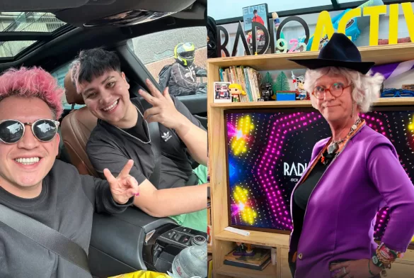 La Tencha Aparecio En Vamo A Calmarno RadioActiva 92.5