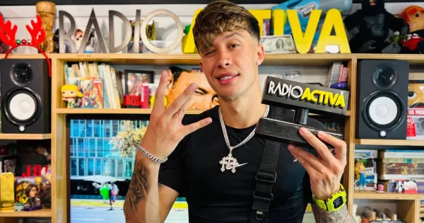 Martín White llegó a RadioActiva para presentar su versión de 'Nueva Vida': 'Hace mucho tiempo lo tenía en mente'