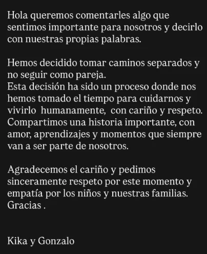 Historia de Instagram de Kika Silva