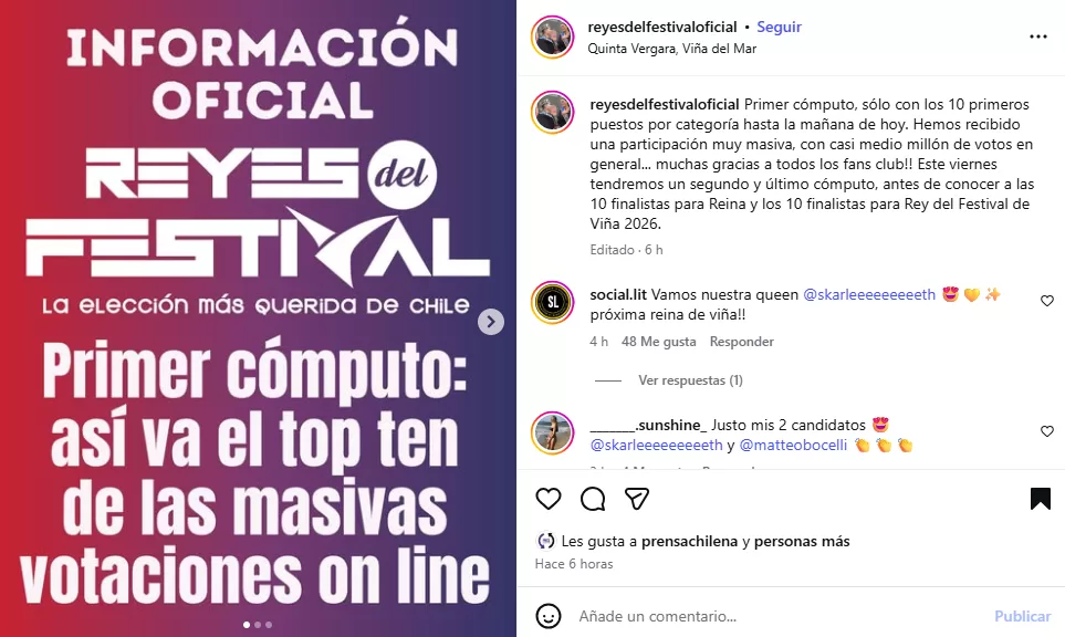 Info primer cómputo