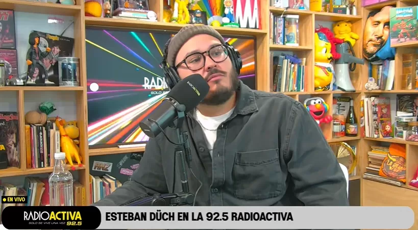 Esteban Duch en la entrevista con Radio Activa