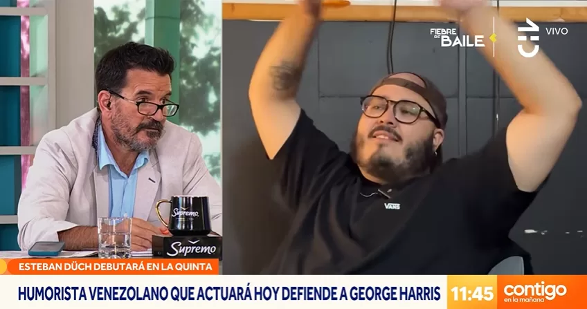 Vasco Moulian durante el matinal "Contigo en la mañana"