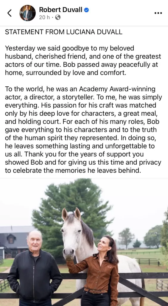 Comunicado De Luciana Duvall