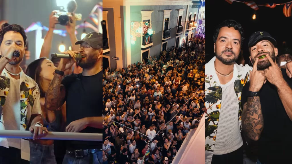 Luis Fonsi Y Feid En Su Estreno De Cambiaré. Créditos Culto