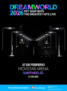 Póster Pet Shop Boys. Créditos: PuntoTicket