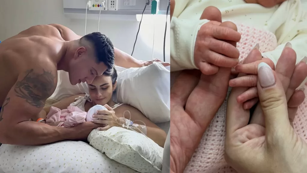 Sammis Reyes Y Emilia Dides Junto A Su Hija