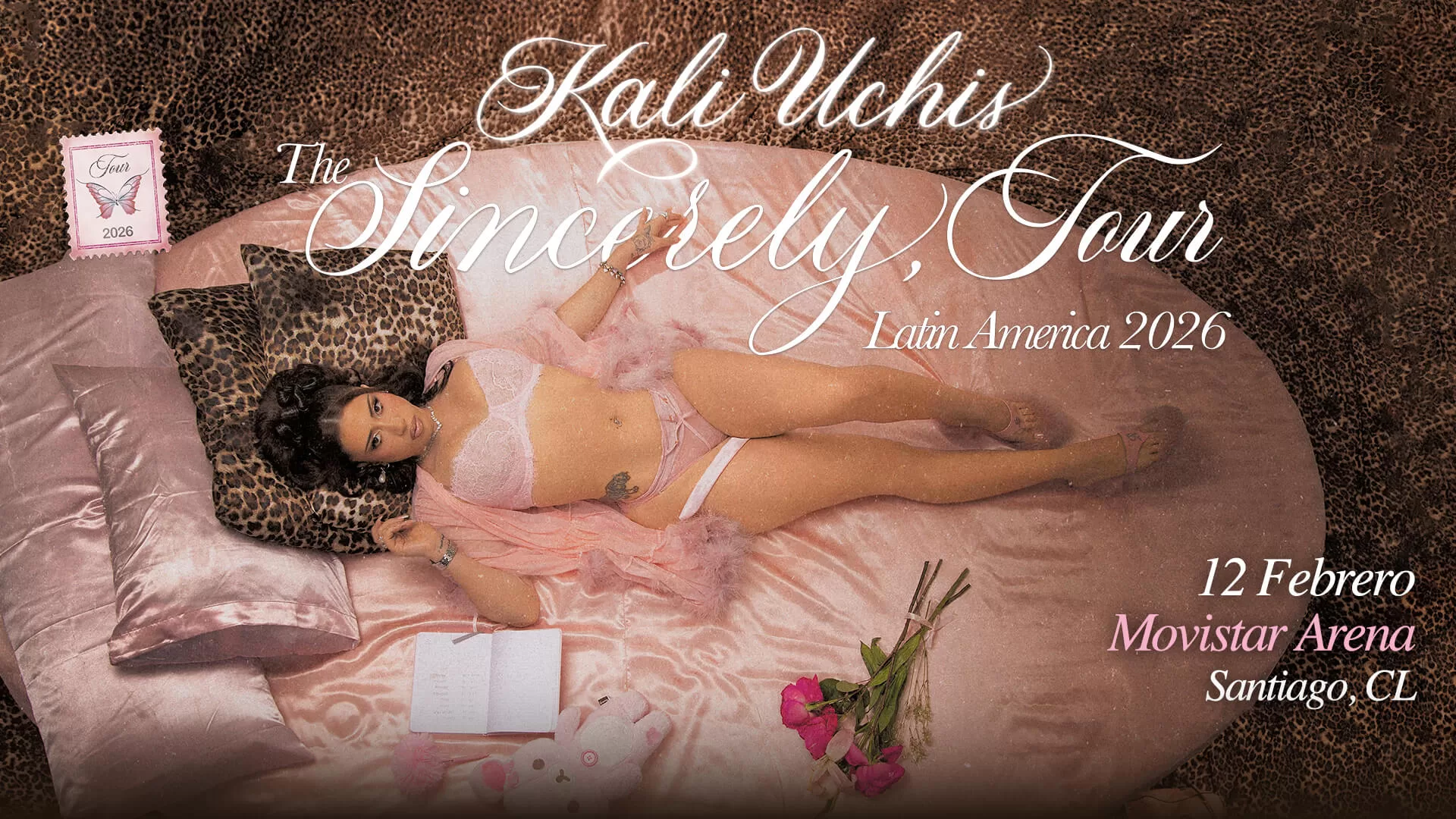 Póster tour Kali Uchis. Créditos: PuntoTicket