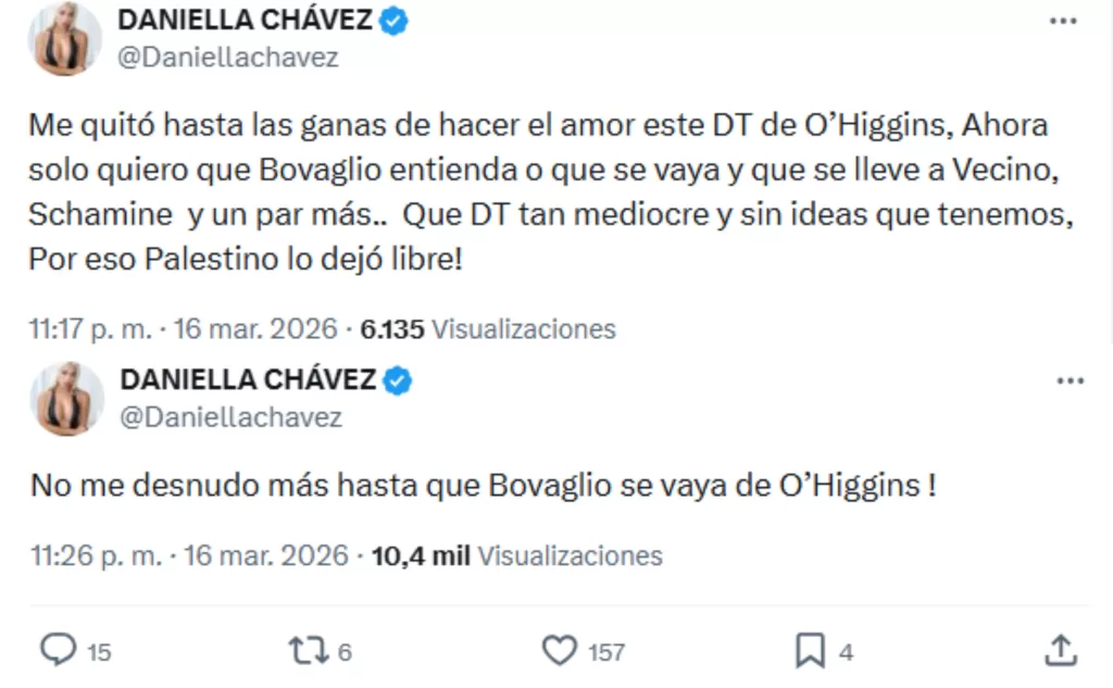 @Daniellachavez En X