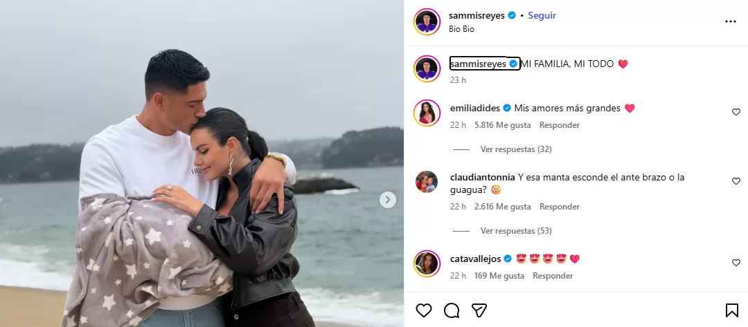 Post de Sammis Reyes en Instagram