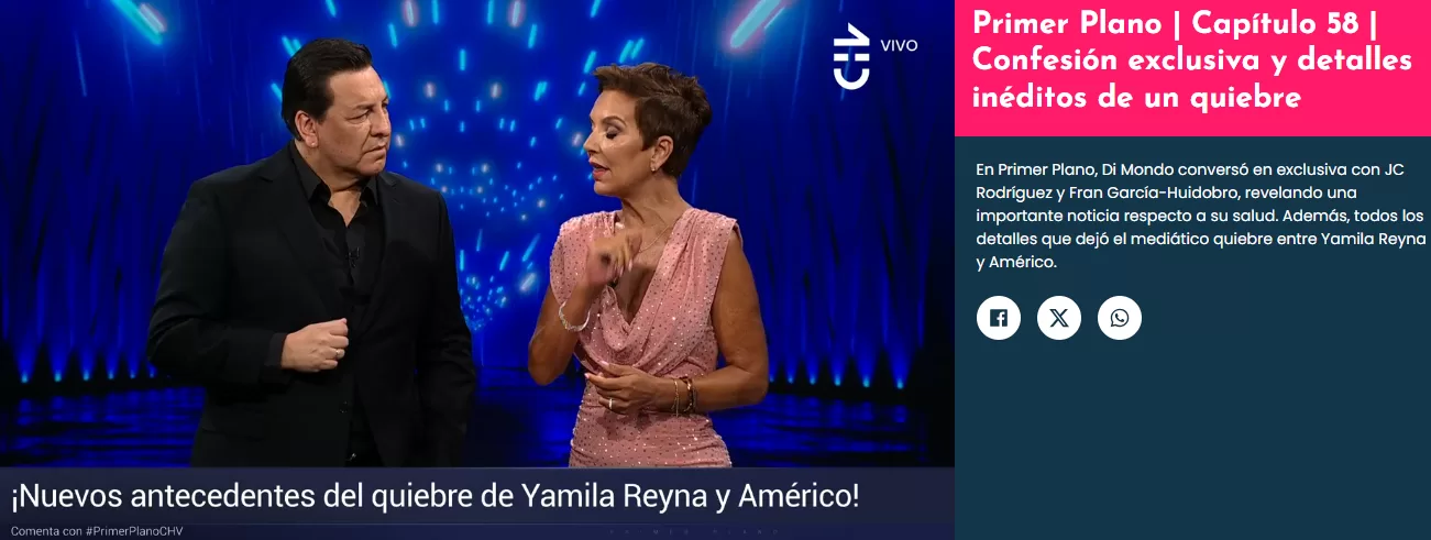 Capítulo de Primer Plano en CHV